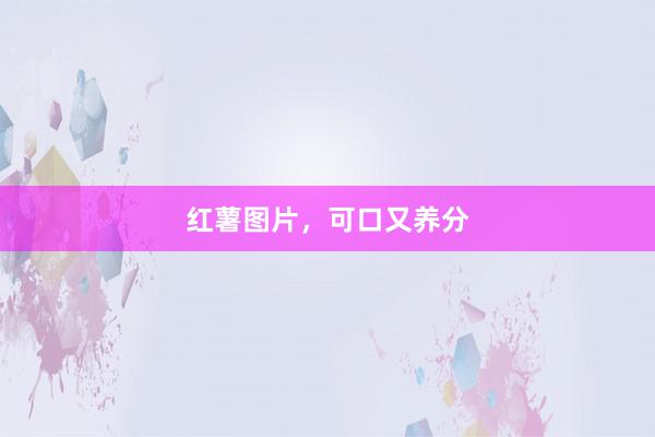 红薯图片，可口又养分